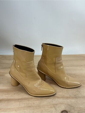 rag & bone Women's Patent Leather Ankle Boots Size 36.5